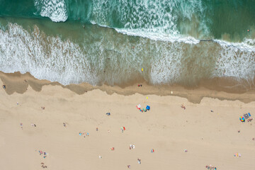 waves on the beach
