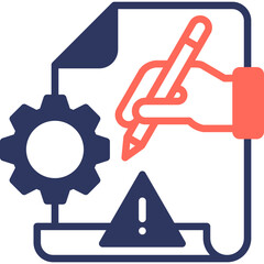Risk Assessment mixed color icon