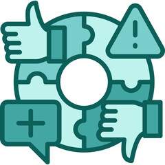 Swot Analysis solid icon