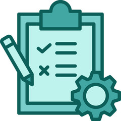 Action Plan solid icon