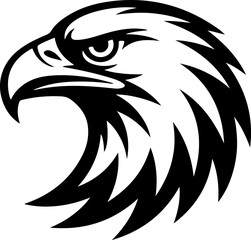 Eagle silhouette vector illustration