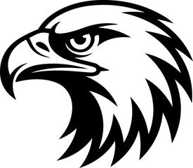 Eagle silhouette vector illustration