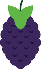 mulberry  vector icon on white background  .eps