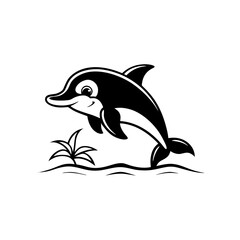 Fototapeta premium dolphin vector illustration