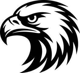 Eagle silhouette vector illustration