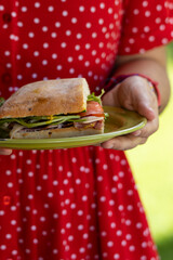 Sandwich para el picnic