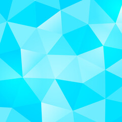 三角形のアイスのダイヤ 氷の幾何学模様 涼しげなイメージの抽象的なポリゴン背景素材