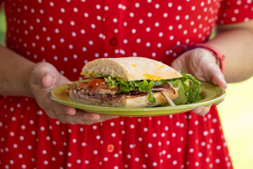 Vestido de d&iacute;a de campo