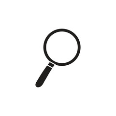 magnifying glass vector illustration of an optical instrument that uses a convex lens to magnify small objects