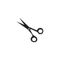 Scissors silhouette illustration of a tool used to cut an object
