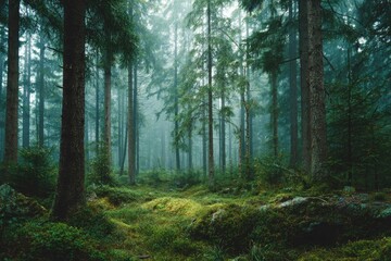 Fototapeta premium Write a poem about the harmony of forest sounds