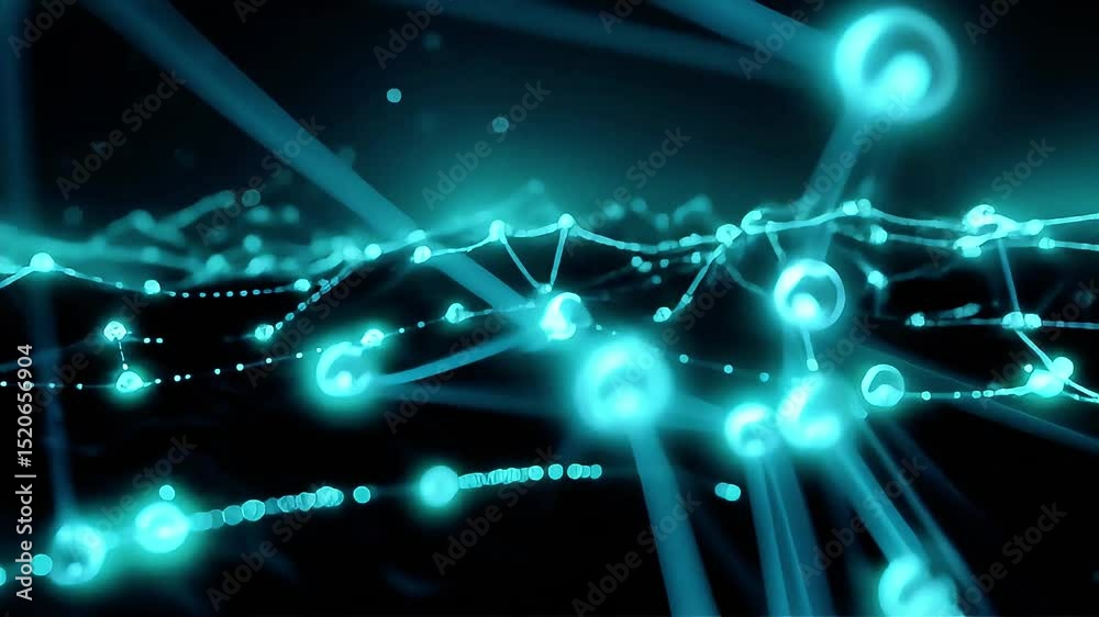 Poster Abstract Teal Network: Glowing Nodes and Dynamic Connections