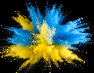 Colorful powder explosion (4)