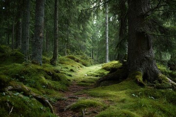 Write a story about a forest that tests those who enter
