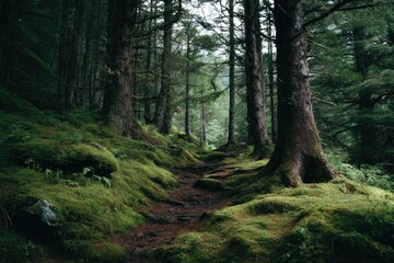Write about a forest that holds the key to an ancient mystery