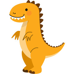 Dinosaur cartoon illustration 