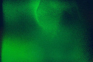 Abstract banner background with green and purple glitter texture with space. Glittering stars...