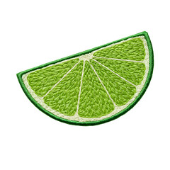 Lime Wedge transparent background