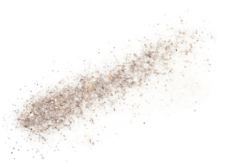 Isolated White Mold Growth with Dark Spores on a Black Background for Scientific or Medical Research Purposes