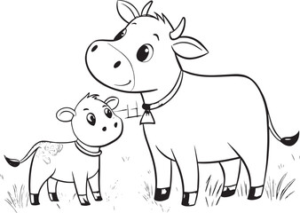 Obraz premium cute cow vector png, cow vector black and white, cow vector logo, cow vector free, cow vector silhouette, cow vector freepik, cow vector cartoon, cow vector outline, cow vector icon,