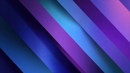 Obraz premium A captivating abstract image with angled stripes in varying shades of blue and purple creates a modern and visually intriguing composition.