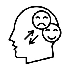 Bipolar Single icon Mood Disorder