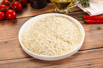 Indian cuisine - raw basmati rice