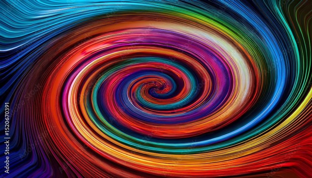 Poster abstract colorful swirl background with circle