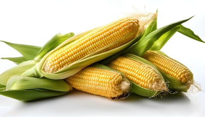 corn isolated on a white background