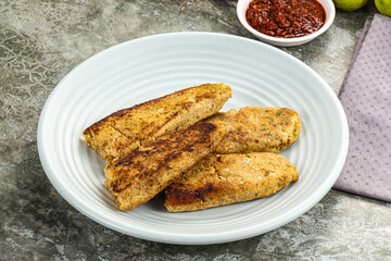 Indian chiken kebab minced meat