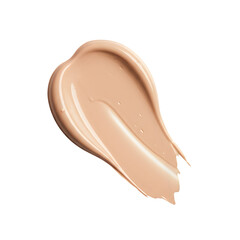 Creamy Beige Foundation Swatch A Luxurious Texture transparent background