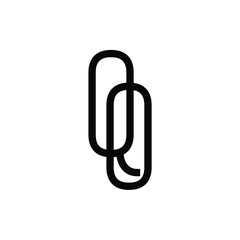 Naklejka premium QO monogram logo design letter text name symbol monochrome logotype alphabet character simple logo