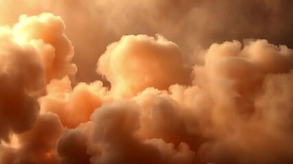  mocha abstract background texture of cotton smoky fluffy texture soft pastel color background with soft cotton wool and steam effect or cotton candy - Powered by Adobe