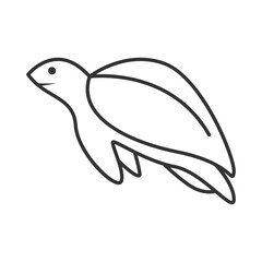 Turtle logo icon design