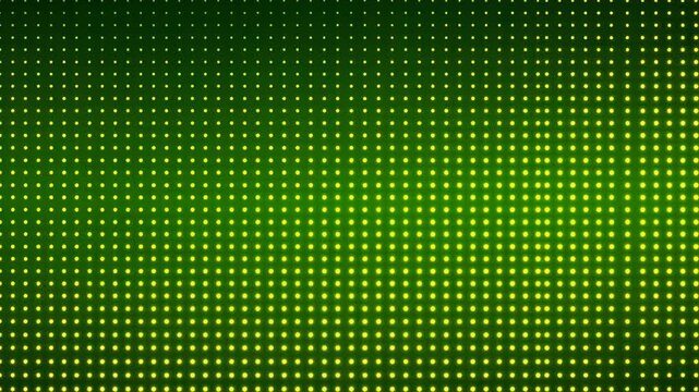 Luminous yellow dots on gradient green background