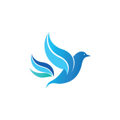 bird logo design vector 