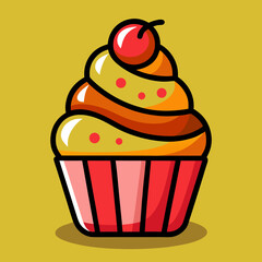 cake with cherry