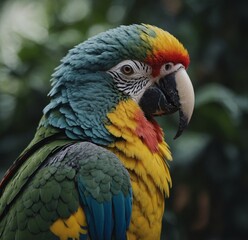 Fototapeta premium blue and yellow macaw