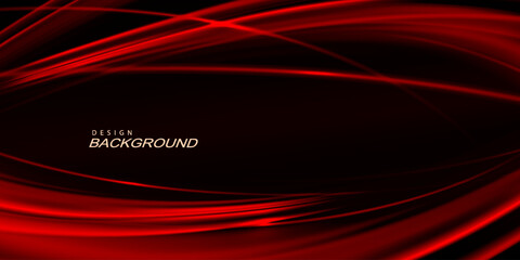Exquisite red wavy dark background with bright shine.