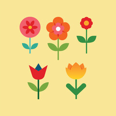 vector illustration of a flower