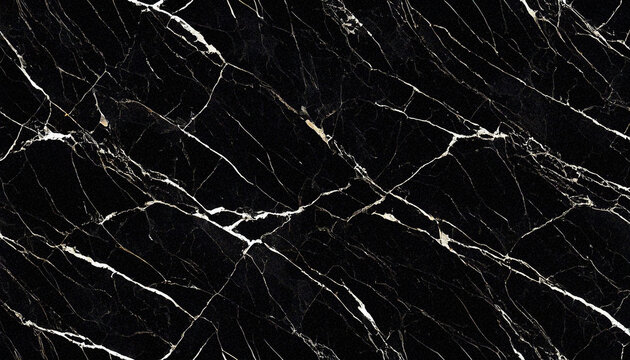 Black marble texture with bold white veins in a seamless, tileable design. High-contrast luxury background perfect for premium product branding, packaging, upscale interiors, digital design, and prese