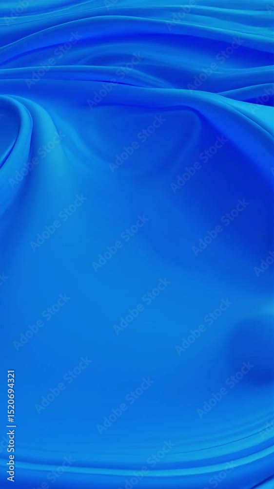 Poster abstract blue waves: dynamic fluid motion graphics