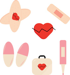 vector set of medical icons
