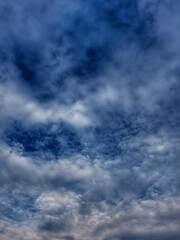 blue sky with clouds