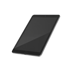 Modern tablet computer isolated on transparent background