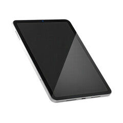 Modern tablet computer isolated on transparent background