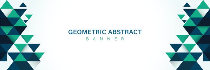 Geometric Triangle Background, Abstract Polygonal Vector Design