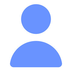 User interface user profile icon