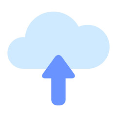 User interface cloud upload icon