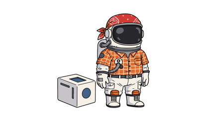 Digital Data Protection & Cybersecurity Hero Illustration